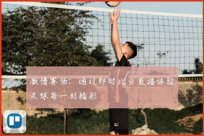 激情赛场：通过即时比分直播体验足球每一刻精彩